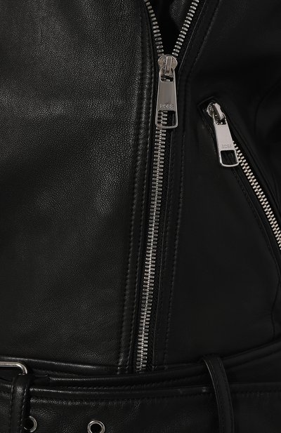 Кожаная куртка BOSS ORANGE, арт. 50510964, фото 5