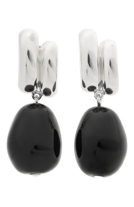 Женские серьги COPINE JEWELRY черного цвета, арт. IRISBLACK | Фото 1 (Нос: Не проставлено; Региональные ограничения белый список (Axapta Mercury): Не проставлено)
