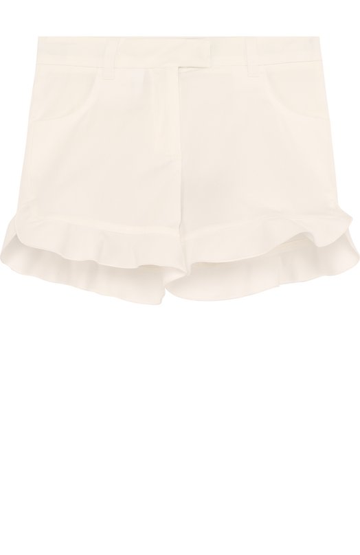 

Хлопковые шорты с оборками Loro Piana, Белый