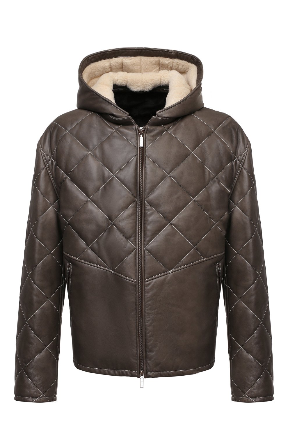 Кожаная куртка с подкладкой из ласки ZILLI, арт. MAW-KYLE0-01985/0003/60-64, фото 1