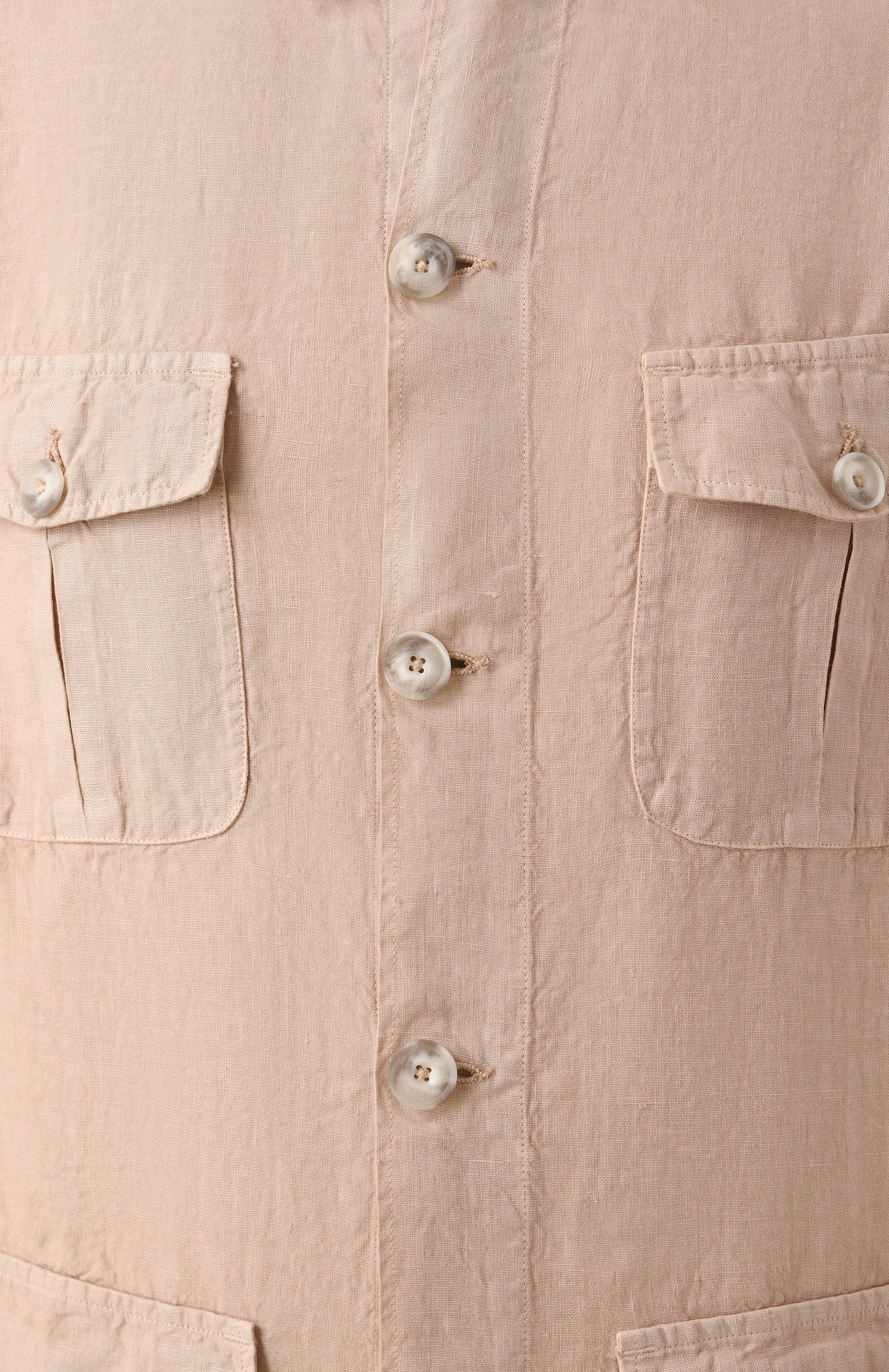 Льняная куртка-рубашка 120% LINO, арт. 32ALIM89RH/0253/000, фото 6