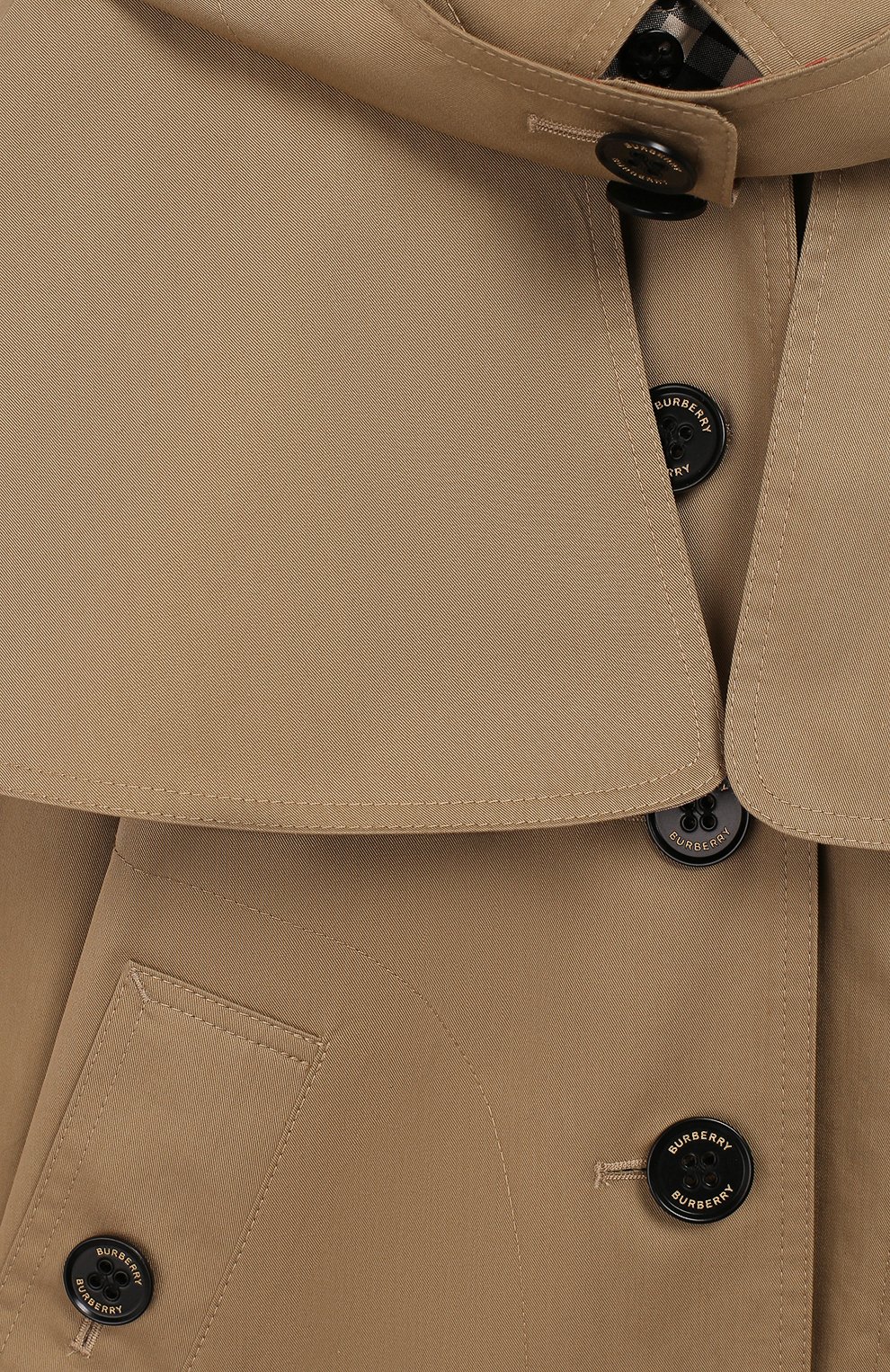 Хлопковый тренч с капюшоном BURBERRY, арт. 8011080, фото 3