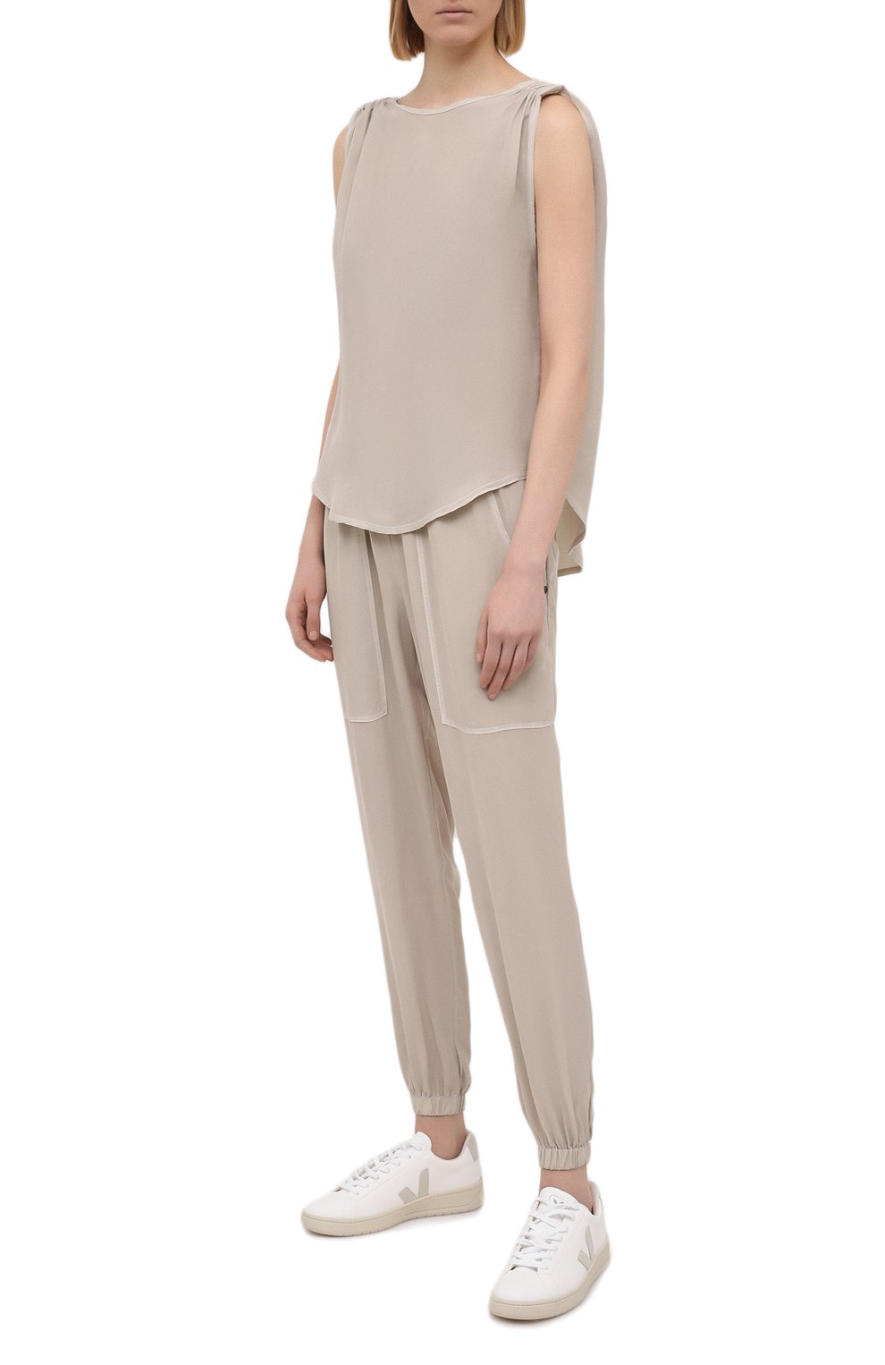 Топ HEROINE SPORT бежевого цвета по цене 8995 руб., арт. HS-2-118/H0LIDAY 20, фото 2 Топ HEROINE SPORT, арт. HS-2-118/H0LIDAY 20, фото 2