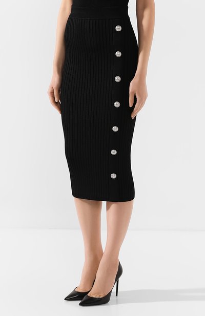 Юбка из вискозы BALMAIN, арт. SF24871/K487, фото 3