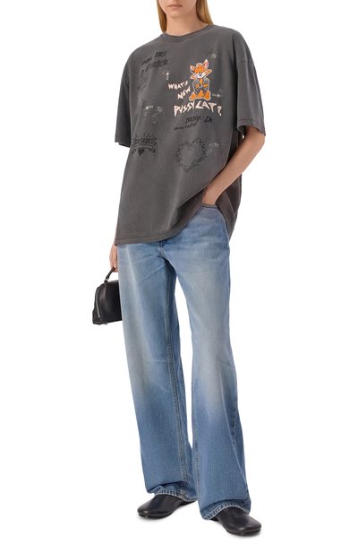 Женская хлопковая футболка DOMREBEL, арт. WHATS NEW/T-SHIRT