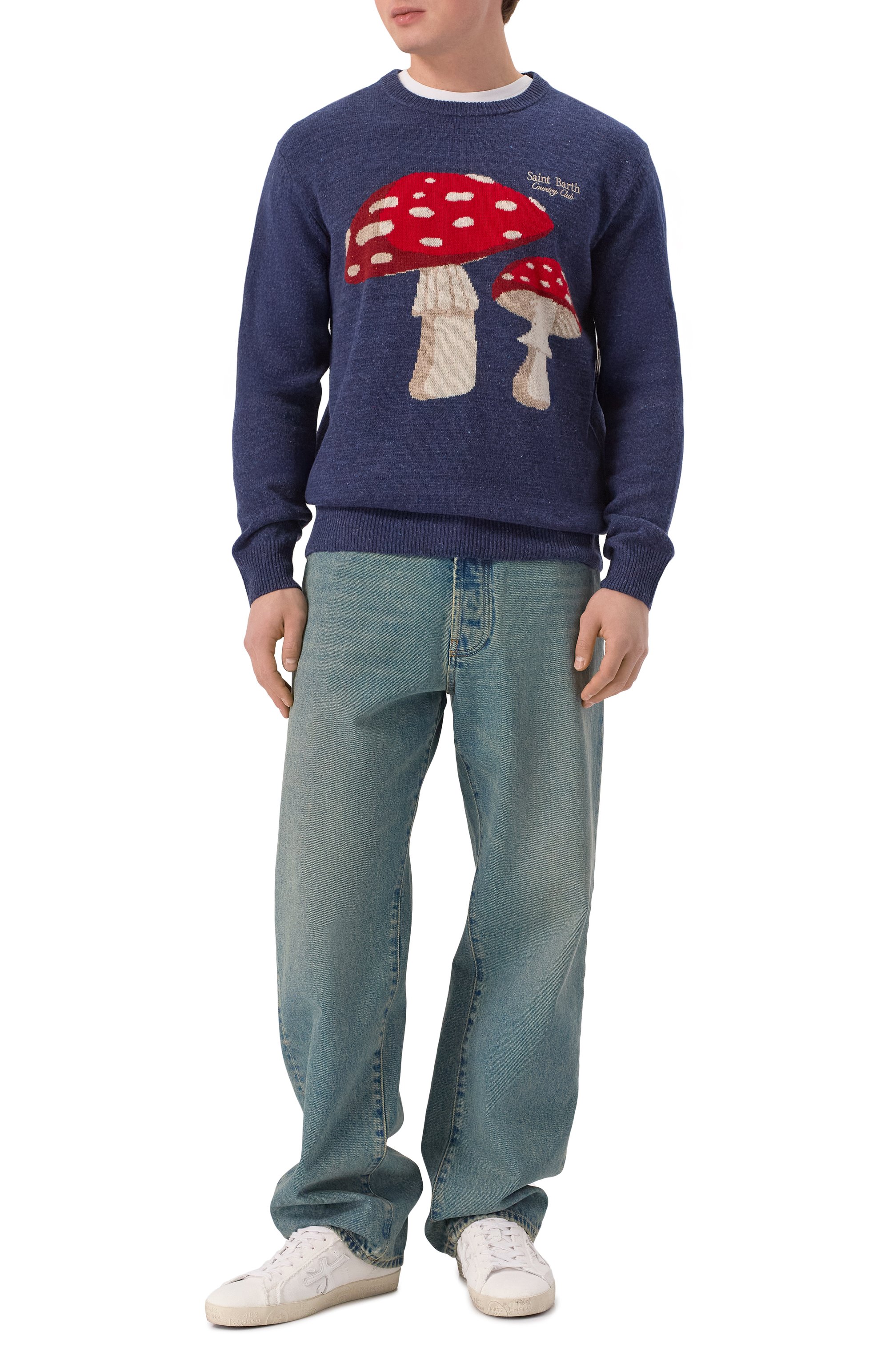 Джемпер из шерсти и вискозы MC2 SAINT BARTH, арт. STBM HER0N/HER0001/01846C, фото 2