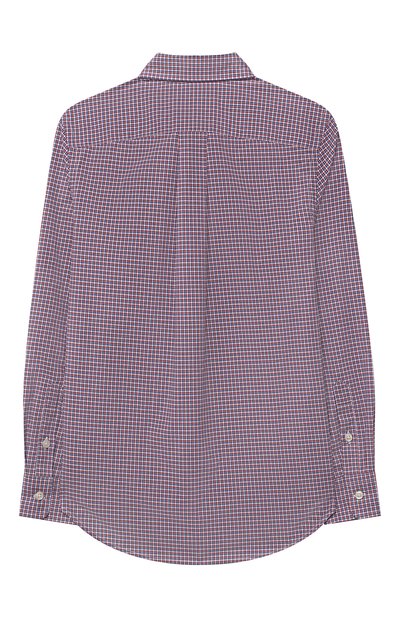 Хлопковая рубашка RALPH LAUREN бордового цвета по цене 9950 руб., арт. 323798996, фото 2 Хлопковая рубашка RALPH LAUREN, арт. 323798996, фото 2