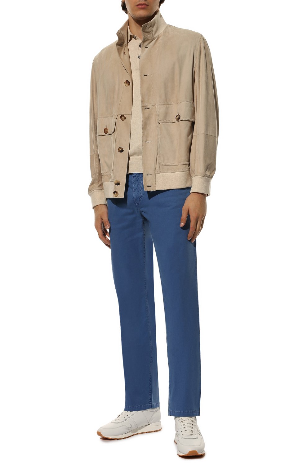 Хлопковые брюки ZILLI, арт. M0X-D0120-C0TE1/R001, фото 2