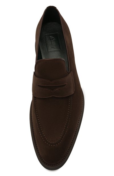 Замшевые пенни-лоферы BRIONI, арт. QEI50L/09708, фото 5