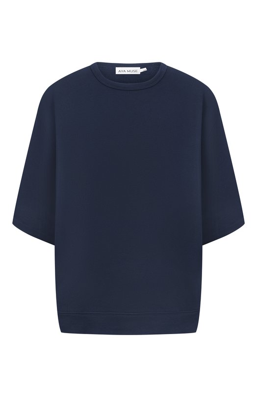 Хлопковая футболка Aya Muse AMR2672 Синий AMR2672