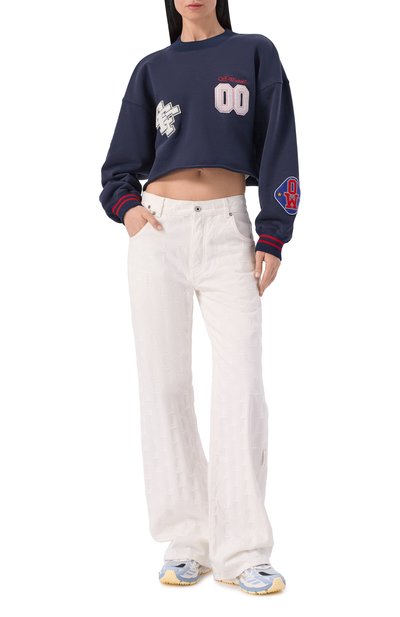 Женские джинсы star jacq OFF-WHITE, арт. 0WYA062S26DEN001