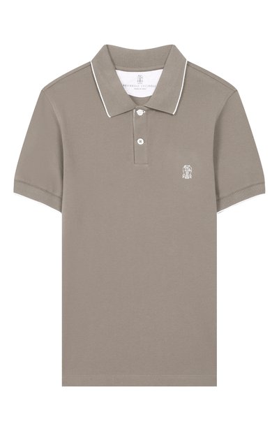 Хлопковое поло BRUNELLO CUCINELLI, арт. BE854T315C