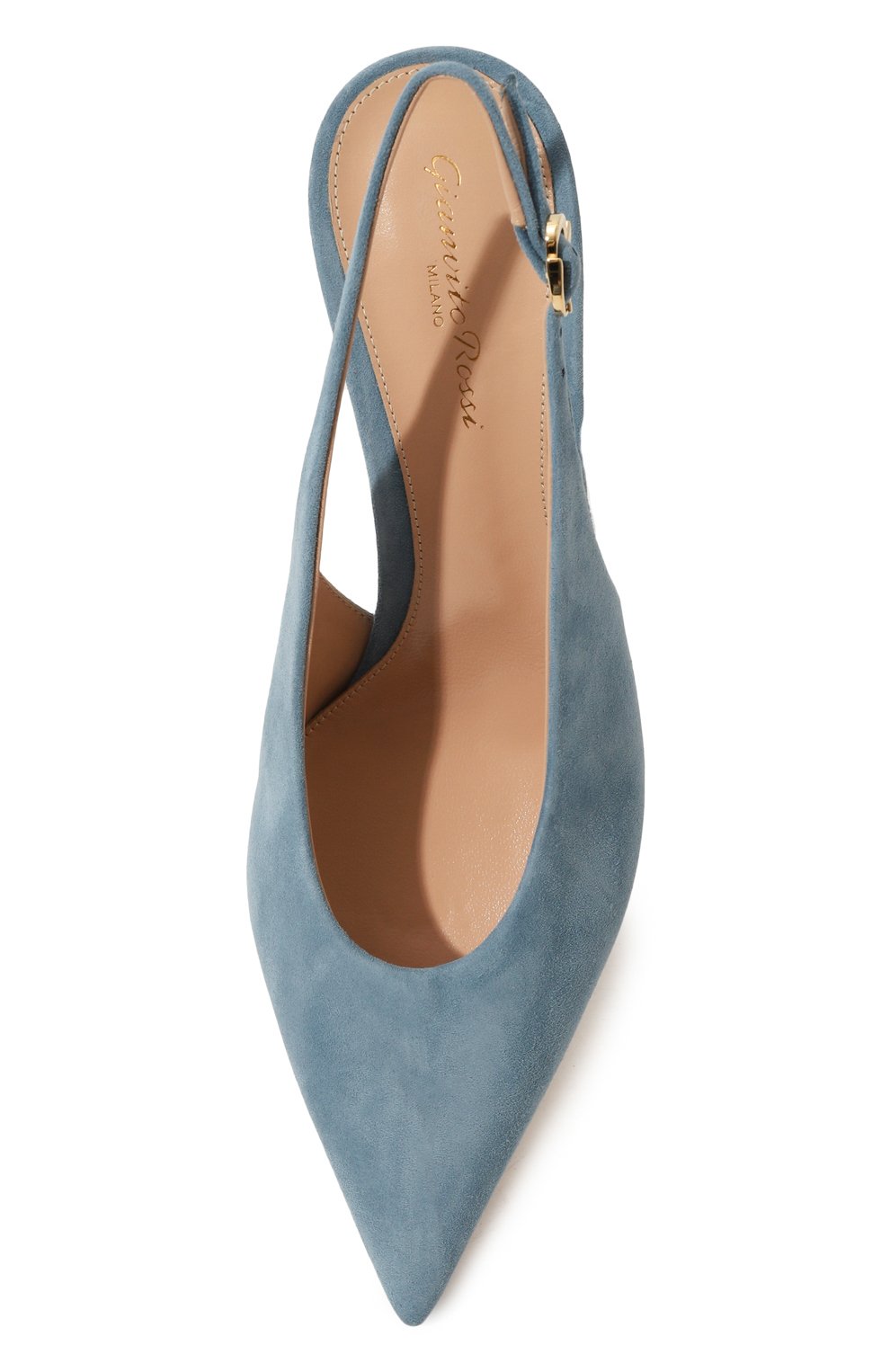 Замшевые туфли ribbon GIANVITO ROSSI, арт. G95538.55RIC.CAMANTB, фото 6