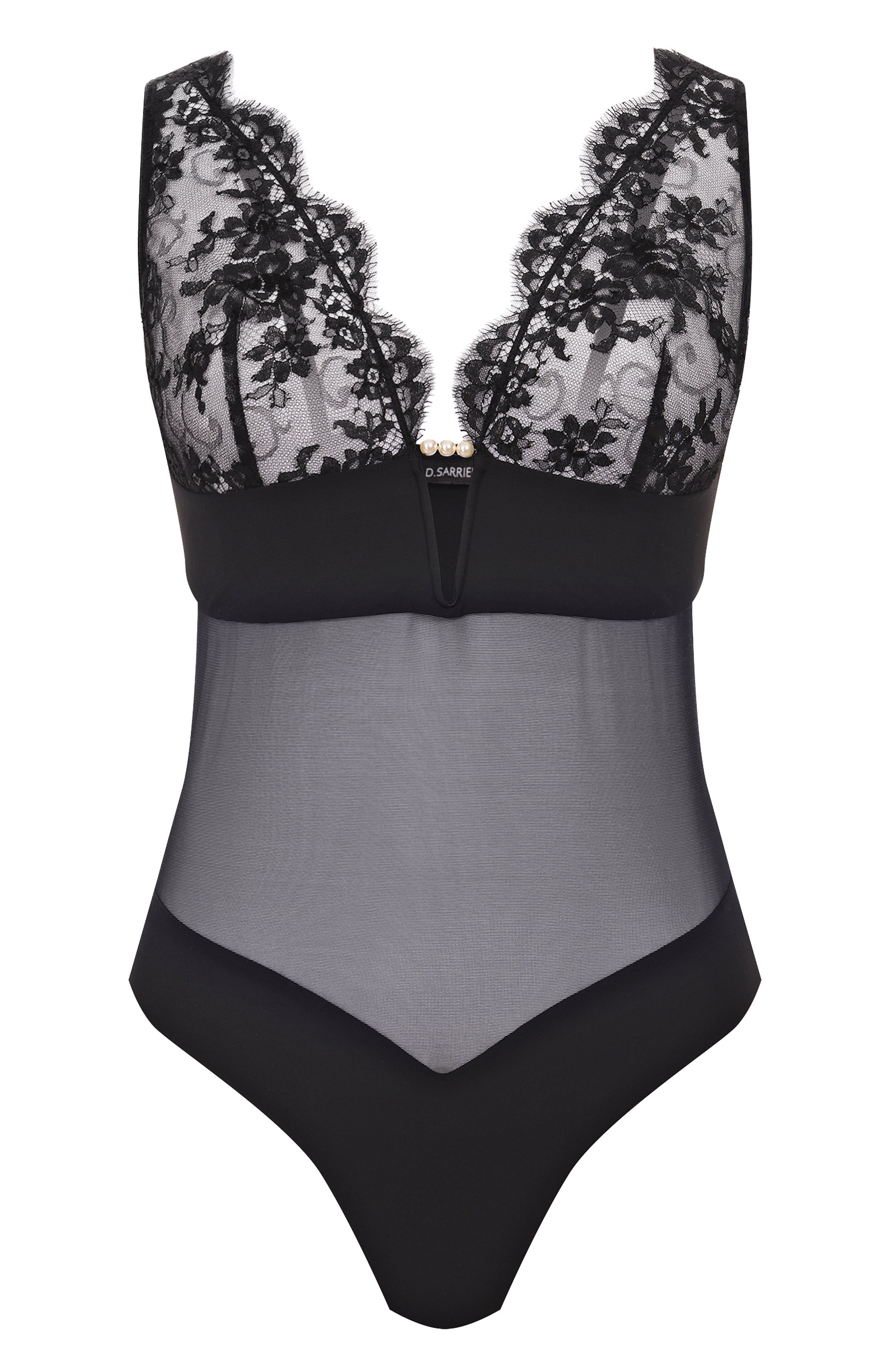 Боди I.D. SARRIERI черного цвета по цене 74410 руб., арт. J4081, фото 1 Боди I.D. SARRIERI, арт. J4081, фото 1