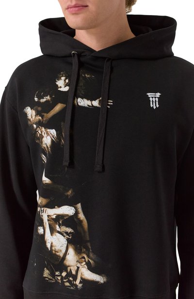 Хлопковое худи DIEGO VENTURINO, арт. DVFLHDVC, фото 5