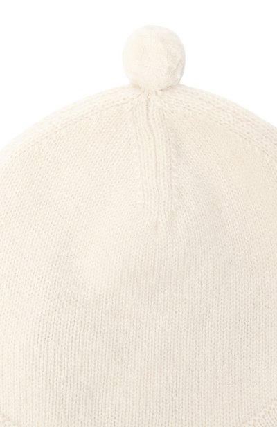 Кашемировая шапка OSCAR ET VALENTINE кремового цвета по цене 12500 руб., арт. BON01, фото 3 Кашемировая шапка OSCAR ET VALENTINE, арт. BON01, фото 3