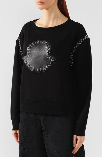 Свитшот 6 moncler noir kei ninomiya MONCLER GENIUS черного цвета по цене 107500 руб., арт. E1-09F-80521-00-809DH, фото 3 Свитшот 6 moncler noir kei ninomiya MONCLER GENIUS, арт. E1-09F-80521-00-809DH, фото 3