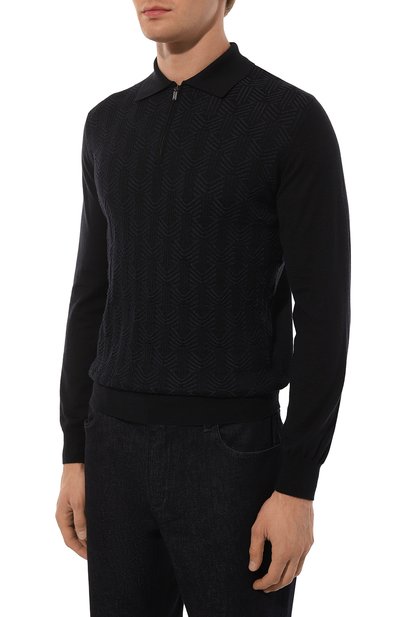 Поло из кашемира и шелка ZILLI, арт. KZP001M0330VSPK00, фото 3