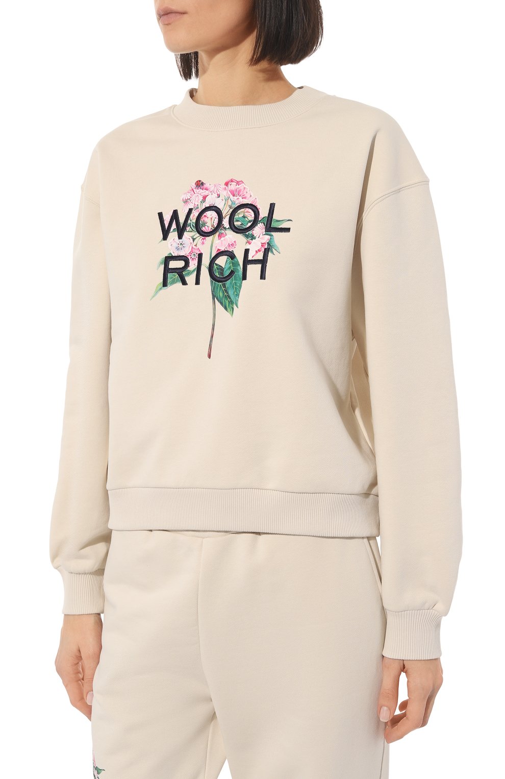 Хлопковый свитшот WOOLRICH, арт. CFWWSW0107FR/UT3164, фото 3