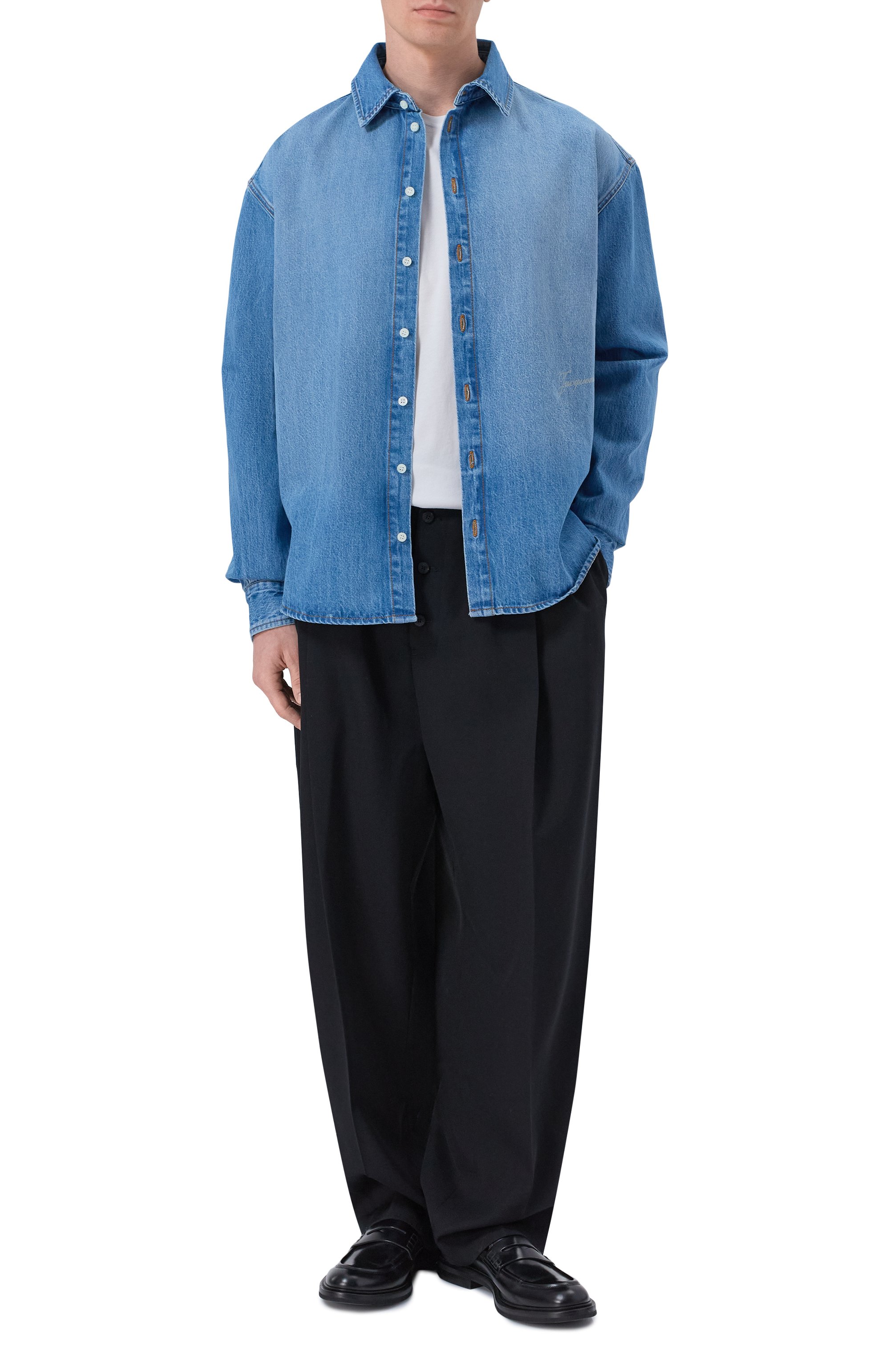 Шерстяные брюки JACQUEMUS черного цвета по цене 99500 руб., арт. 25EPAM00133/AW00369, фото 2 Шерстяные брюки JACQUEMUS, арт. 25EPAM00133/AW00369, фото 2