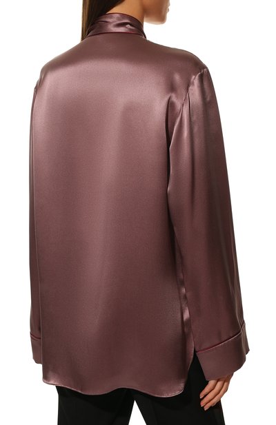 Шелковая блузка DOLCE & GABBANA, арт. F72K0Z/GD19T/0UTLET AW22-23, фото 4