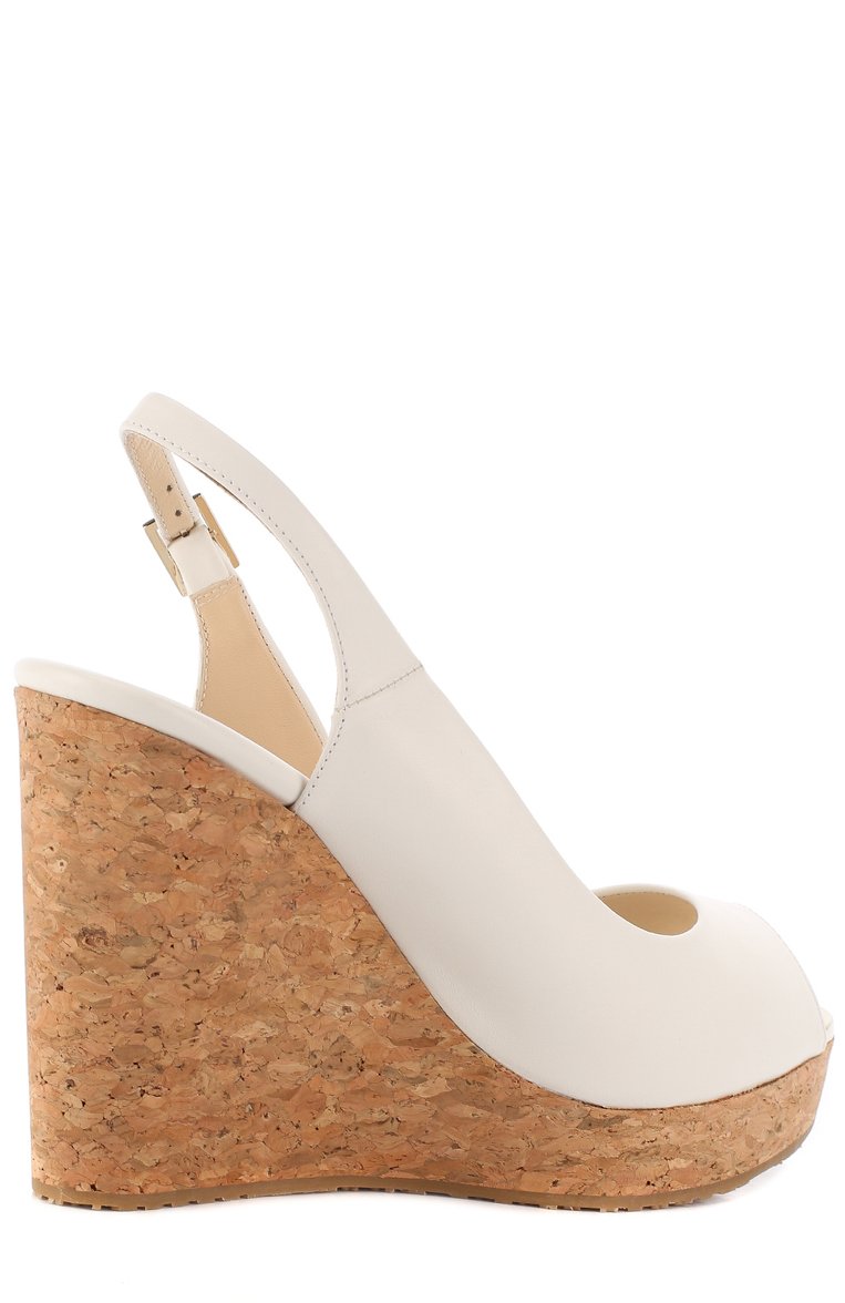 Кожаные босоножки prova на танкетке JIMMY CHOO, арт. PR0VA/VAC, фото 4