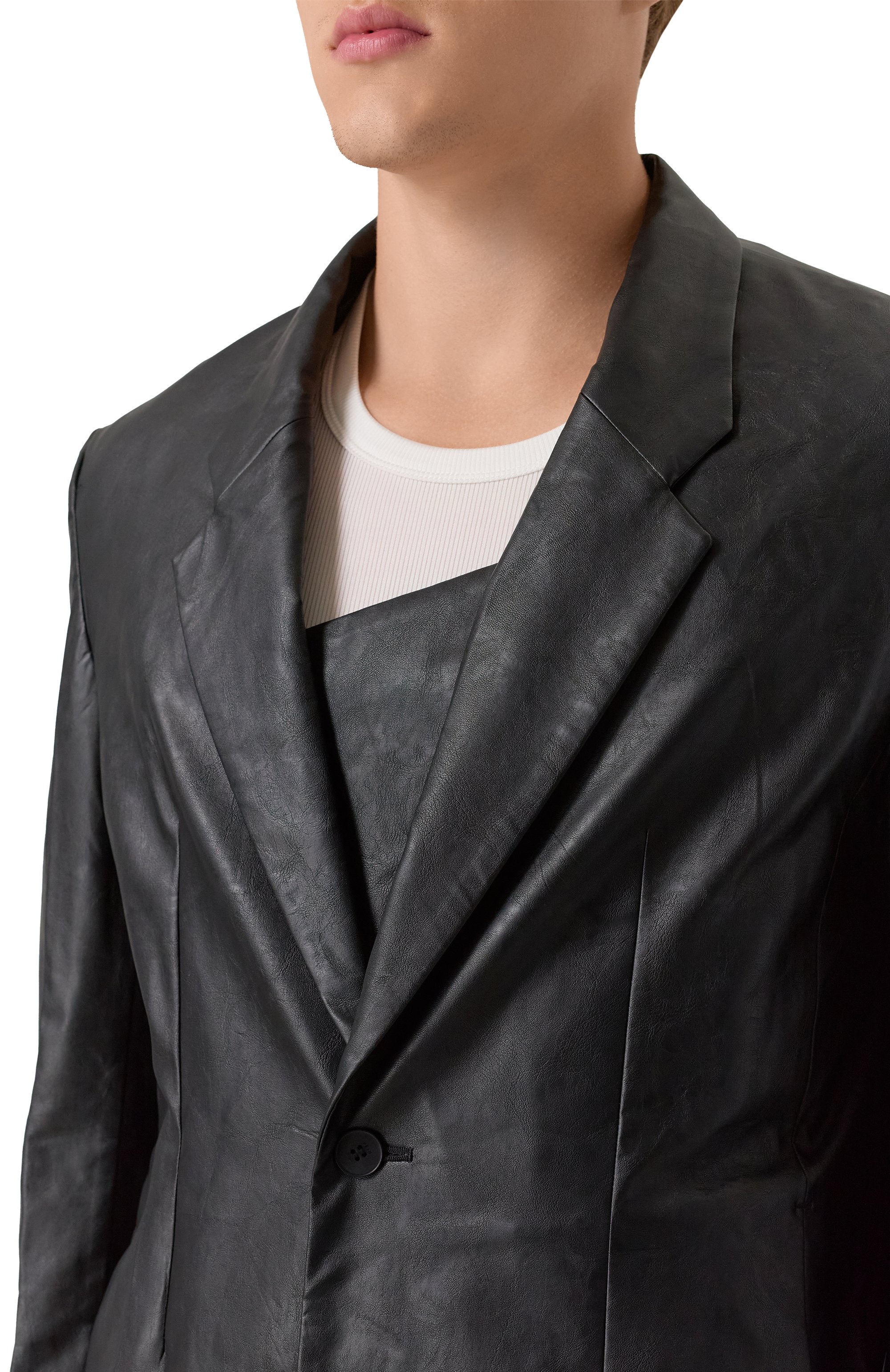 Пиджак из экокожи attachment x vein ATTACHMENT, арт. VG51-314, фото 7