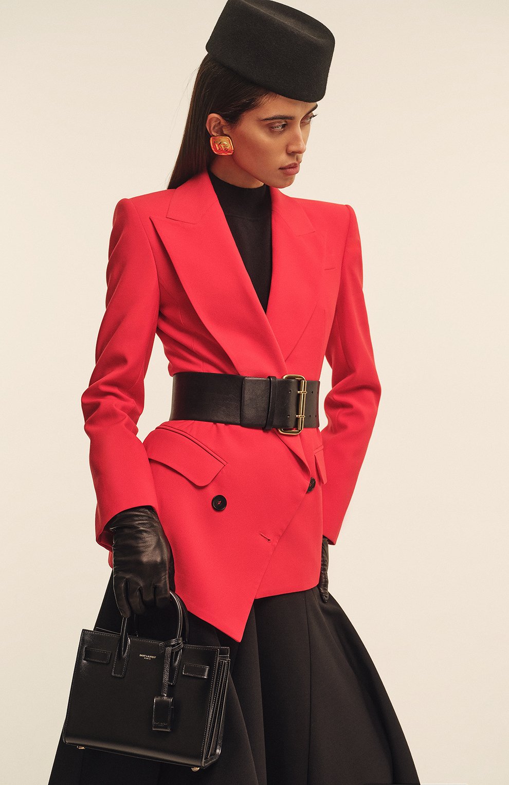 Шерстяной жакет ALEXANDER MCQUEEN красного цвета по цене 360500 руб., арт. 745244/QJACX, фото 6 Шерстяной жакет ALEXANDER MCQUEEN, арт. 745244/QJACX, фото 6