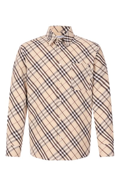 Мужская хлопковая рубашка BURBERRY, арт. 8105202