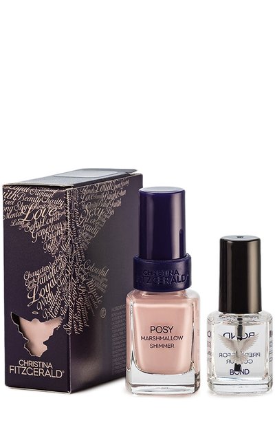 Лак для ногтей \воздушный зефир\" posy marshmallow shimmer + bond" CHRISTINA FITZGERALD, арт. 9333381001542, фото 1