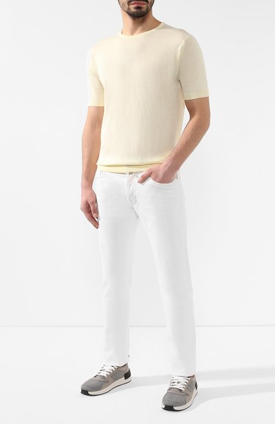 Футболка из смеси хлопка и кашемира JOHN SMEDLEY, арт. ST0NWELL, фото 2