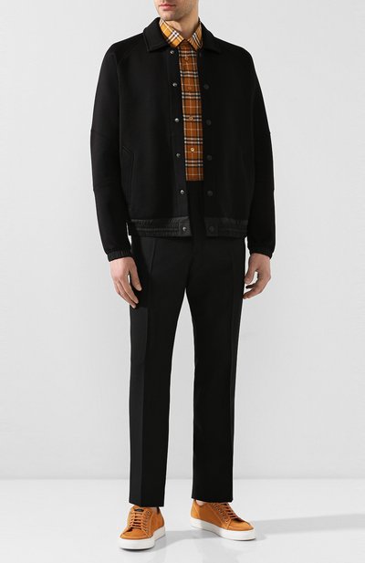 Хлопковая рубашка BURBERRY, арт. 8025844, фото 2