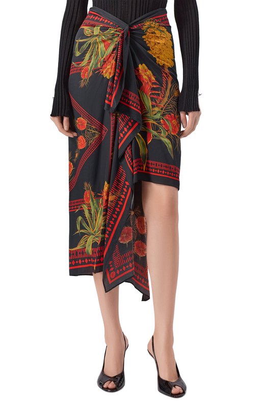 Юбка из вискозы Blumarine 2G281A Чёрный  2G281A Фото 3