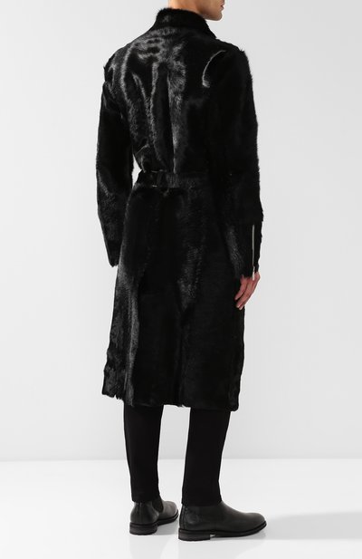 Шуба EMPORIO ARMANI черного цвета по цене 674500 руб., арт. 11L40P/11P42, фото 4 Шуба EMPORIO ARMANI, арт. 11L40P/11P42, фото 4