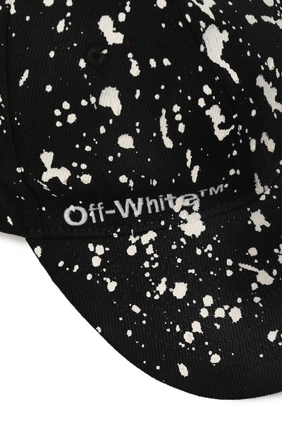 Хлопковая бейсболка OFF-WHITE, арт. 0MLB041F22FAB0101001, фото 4