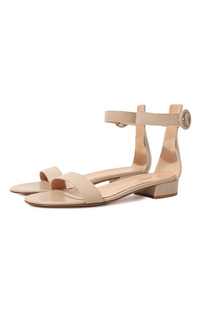 Женские кожаные сандалии portofino GIANVITO ROSSI, арт. G60354.20RIC.VITM0US