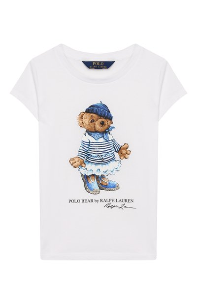 Хлопковая футболка POLO RALPH LAUREN, арт. 311743493, фото 1