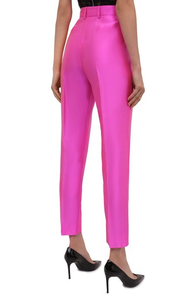 Шелковые брюки DOLCE & GABBANA, арт. FTAM2T/FU1DM, фото 4