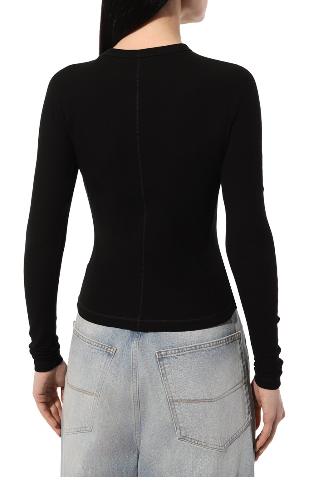 Хлопковый лонгслив Y-3, арт. HY1251, фото 4