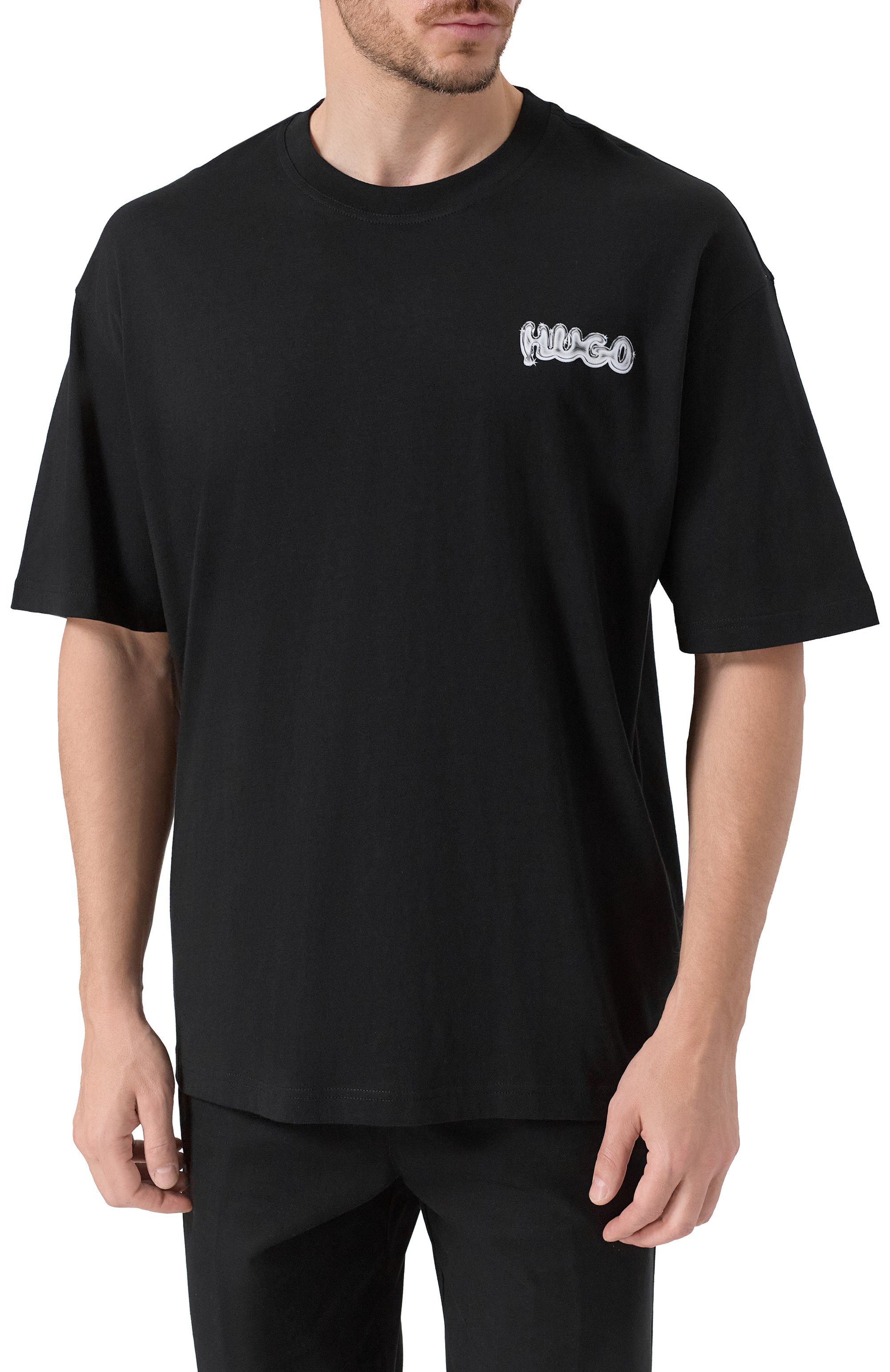 Хлопковая футболка HUGO BLUE, арт. 50549769, фото 3