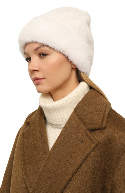 Шапка лилас из меха норки FURLAND, арт. 0234400110282600000, фото 2