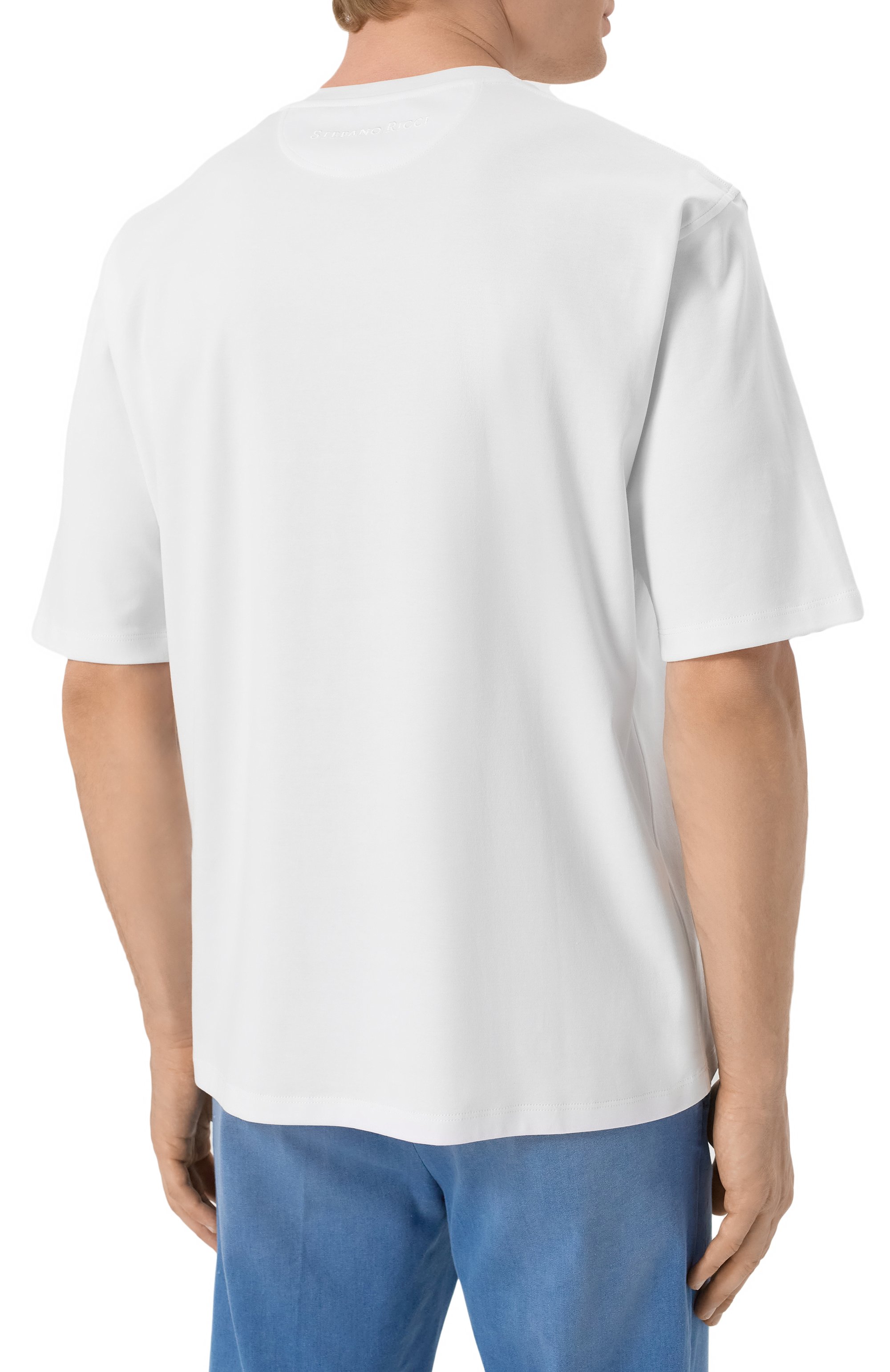 Хлопковая футболка STEFANO RICCI, арт. MNH5204430/LUXT, фото 4