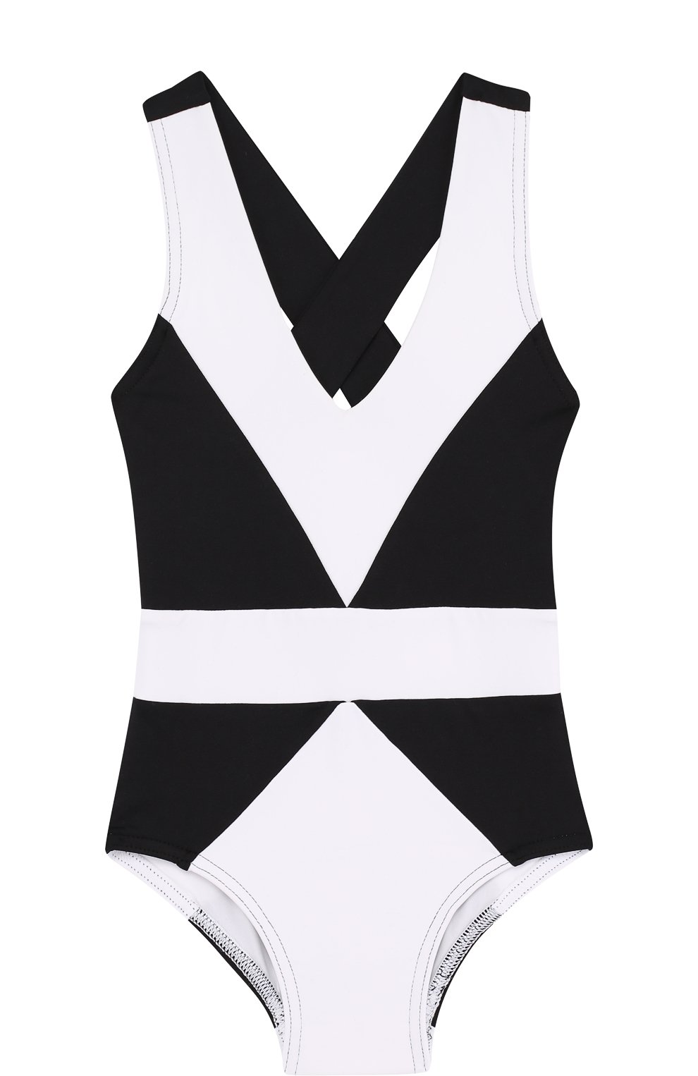 Слитный купальник NATAYAKIM черно-белого цвета по цене 13000 руб., арт. NY-001/2K, фото 1 Слитный купальник NATAYAKIM, арт. NY-001/2K, фото 1