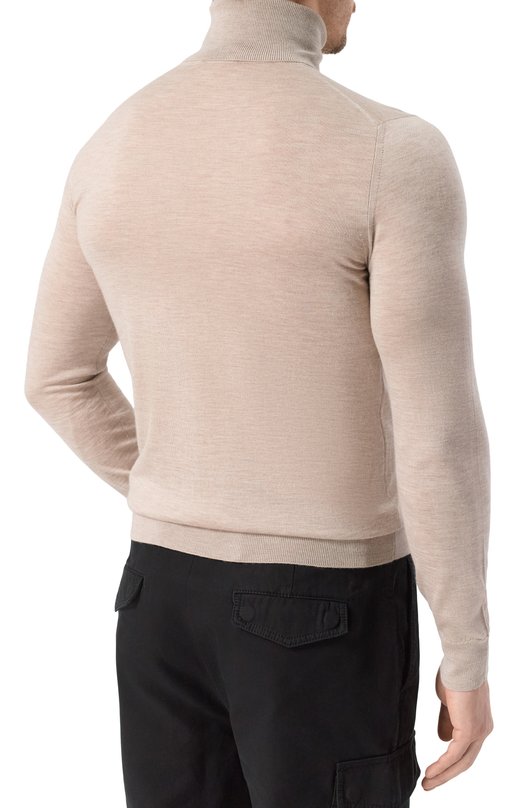 Водолазка из кашемира и шелка MVST BM18-302PLG0 Бежевый  BM18-302PLG0 Фото 4