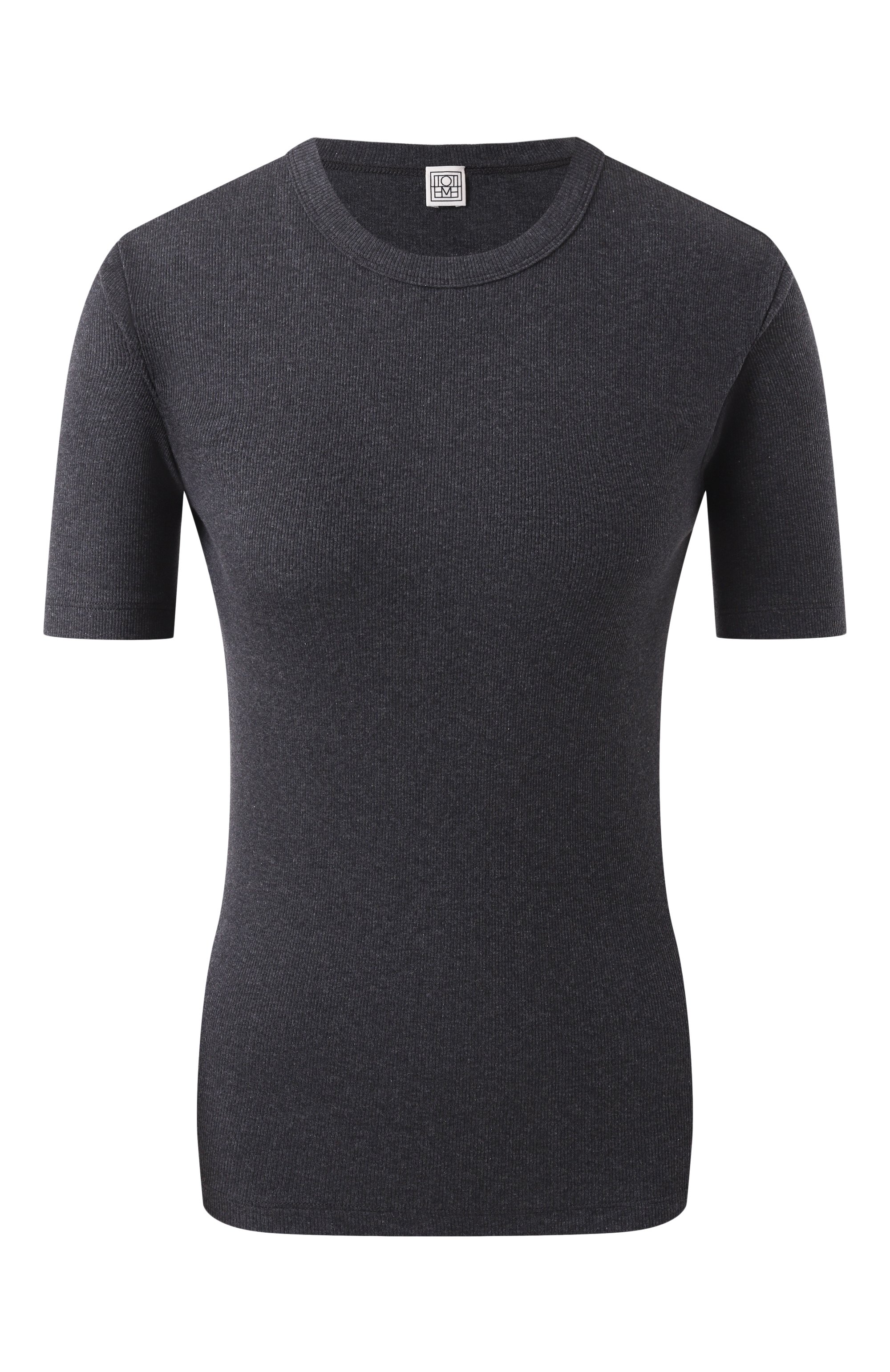 Хлопковая футболка TOTEME, арт. 243-WRT1459-FB0246, фото 1