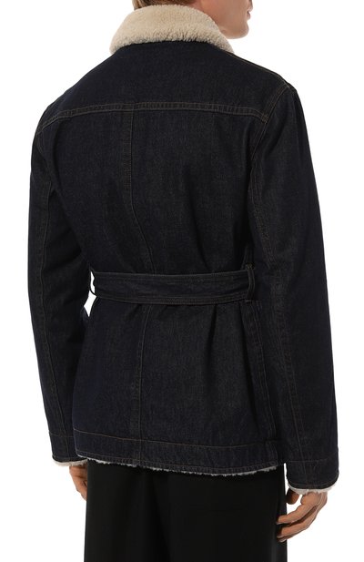 Джинсовая куртка DRIES VAN NOTEN темно-синего цвета по цене 89950 руб., арт. 242-020525-9376, фото 4 Джинсовая куртка DRIES VAN NOTEN, арт. 242-020525-9376, фото 4
