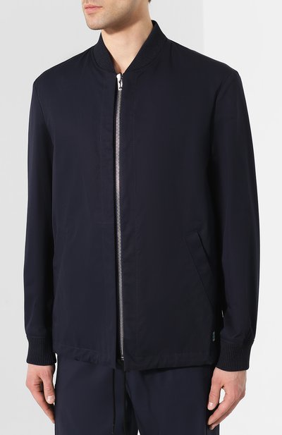 Хлопковая куртка KENZO темно-синего цвета по цене 54450 руб., арт. 5BL1871NA, фото 3 Хлопковая куртка KENZO, арт. 5BL1871NA, фото 3