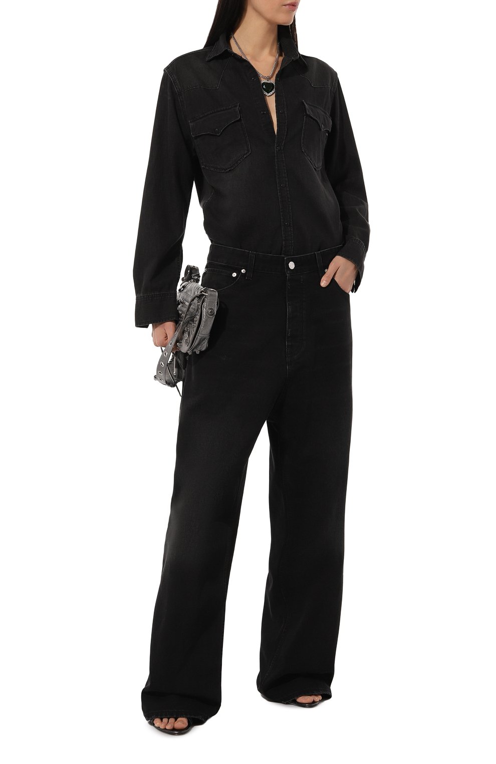 Джинсовая рубашка AG ADRIANO GOLDSCHMIED, арт. W0055-032, фото 2