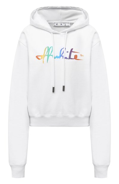 Женский хлопковое худи OFF-WHITE, арт. 0WBB016F20JER0010184