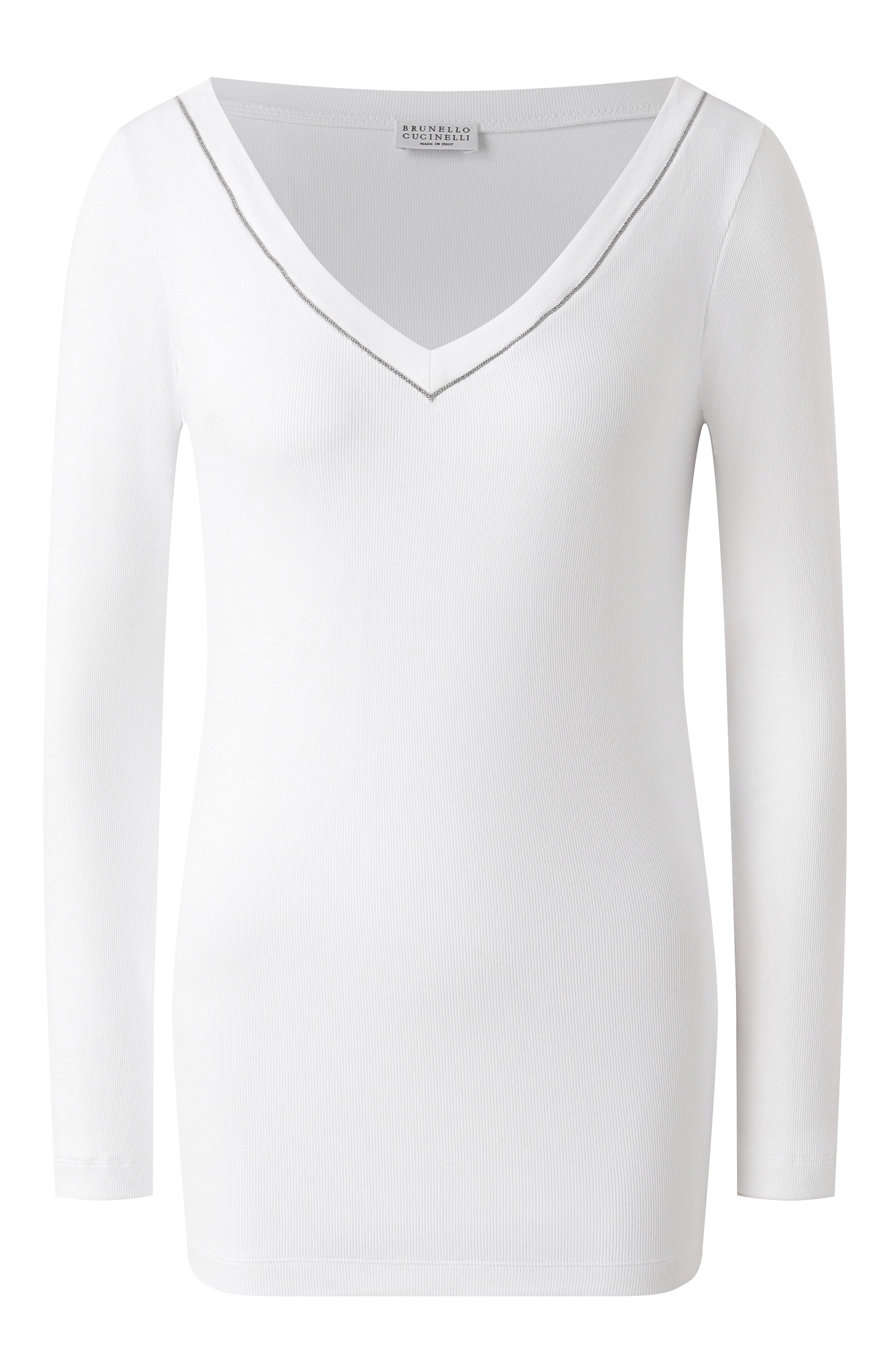 Хлопковый пуловер BRUNELLO CUCINELLI, арт. M0TC8BJ302, фото 1